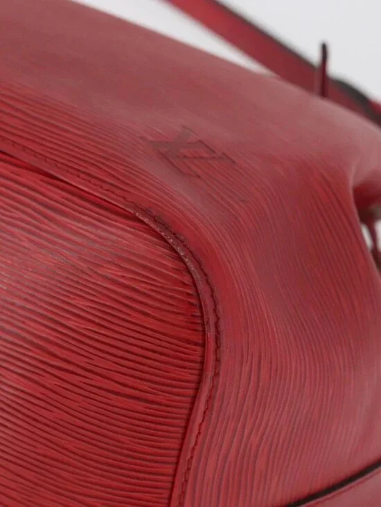 LOUIS VUITTON Epi Petit Noe Shoulder Bag Red M44107 LV Auth BA10912 - Picture 5 of 16